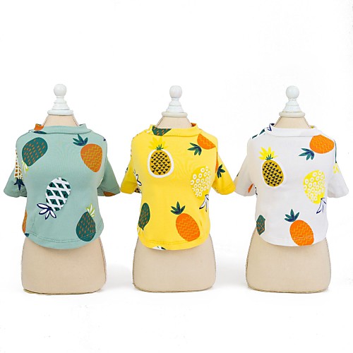 Dog Costume Dress Dog Clothes Breathable Yellow Green White Costume Beagle Bichon Frise Chihuahua Cotton Fruit Casual / Sporty Cute XS S M L XL XXL
Dog Costume Dress Dog Clothes Breathable Yellow Green White Costume Beagle Bichon Frise Chihuahua Cotton Fruit Casual / Sporty Cute XS S M L XL XXL