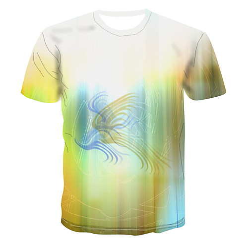 Men's Club Weekend Street chic / Punk & Gothic T-shirt - 3D / Abstract / Graphic Print White
Men's Club Weekend Street chic / Punk & Gothic T-shirt - 3D / Abstract / Graphic Print White