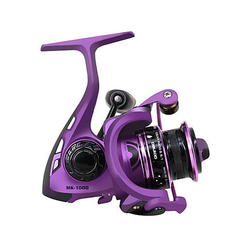 Fishing Reel Spinning Reel 5.5:1 Gear Ratio6 Ball Bearings Hand Orientation Exchangable Bait Casting / Freshwater Fishing
Fishing Reel Spinning Reel 5.5:1 Gear Ratio6 Ball Bearings Hand Orientation Exchangable Bait Casting / Freshwater Fishing