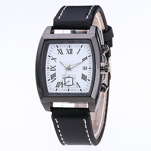 Men's Dress Watch Quartz Leather Black / Brown Water Resistant / Waterproof Calendar / date / day Analog Casual Fashion - Black Brown One Year Battery Life
Men's Dress Watch Quartz Leather Black / Brown Water Resistant / Waterproof Calendar / date / day Analog Casual Fashion - Black Brown One Year Battery Life