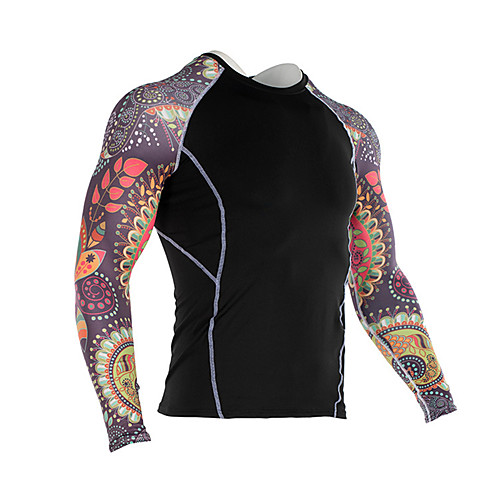 Men's Patchwork Compression Shirt Running Shirt Running Active Training Jogging Windproof Breathable Soft Sportswear Compression Clothing Top Long Sleeve Activewear Stretchy
Men's Patchwork Compression Shirt Running Shirt Running Active Training Jogging Windproof Breathable Soft Sportswear Compression Clothing Top Long Sleeve Activewear Stretchy