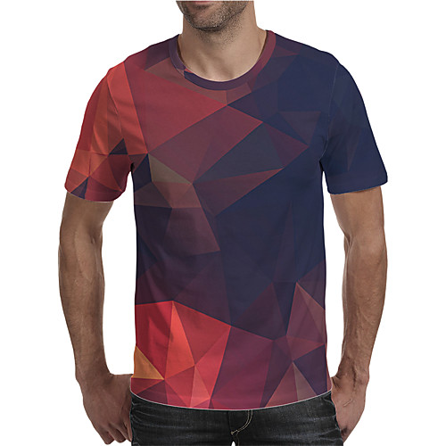 Men's Holiday Going out Street chic / Exaggerated T-shirt - Geometric / Color Block / 3D Print Rainbow
Men's Holiday Going out Street chic / Exaggerated T-shirt - Geometric / Color Block / 3D Print Rainbow