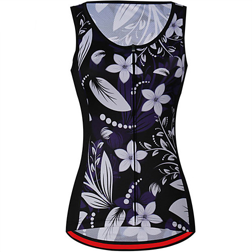 21Grams Women's Sleeveless Cycling Jersey Cycling Vest Black / White Floral Botanical Bike Jersey Top Mountain Bike MTB Road Bike Cycling UV Resistant Breathable Quick Dry Sports Clothing Apparel
21Grams Women's Sleeveless Cycling Jersey Cycling Vest Black / White Floral Botanical Bike Jersey Top Mountain Bike MTB Road Bike Cycling UV Resistant Breathable Quick Dry Sports Clothing Apparel