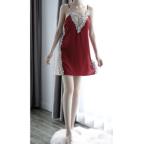 Women's Backless / Mesh Bodysuits Nightwear Jacquard / Solid Colored / Embroidered Black White Red One-Size
Women's Backless / Mesh Bodysuits Nightwear Jacquard / Solid Colored / Embroidered Black White Red One-Size