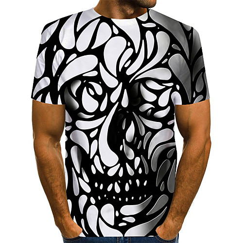 Men's Daily Going out Street chic / Exaggerated T-shirt - Geometric / 3D / Skull Pleated / Print Rainbow
Men's Daily Going out Street chic / Exaggerated T-shirt - Geometric / 3D / Skull Pleated / Print Rainbow