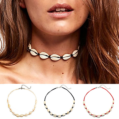 Women's Choker Necklace Necklace Friends European Romantic Casual / Sporty Sweet Chrome Black White Red 40 cm Necklace Jewelry 1pc For Street Festival
Women's Choker Necklace Necklace Friends European Romantic Casual / Sporty Sweet Chrome Black White Red 40 cm Necklace Jewelry 1pc For Street Festival