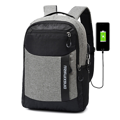 Large Capacity Polyester Zipper Commuter Backpack Color Block Daily Black / Blue / Red
Large Capacity Polyester Zipper Commuter Backpack Color Block Daily Black / Blue / Red