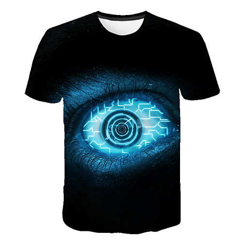 Men's Daily Sports Street chic / Exaggerated T-shirt - Color Block / 3D / Eye Print Black
Men's Daily Sports Street chic / Exaggerated T-shirt - Color Block / 3D / Eye Print Black
