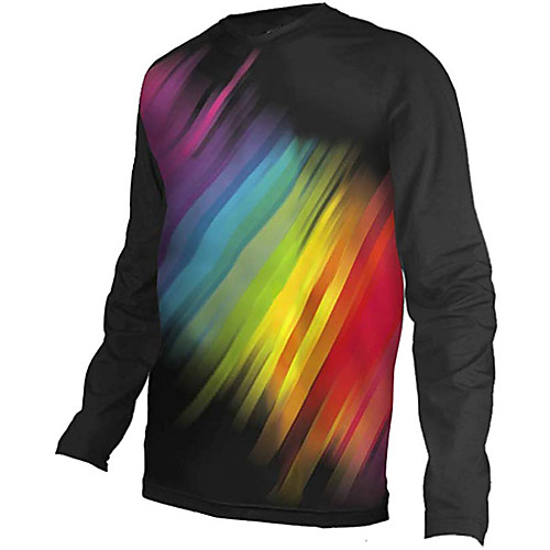 21Grams Men's Long Sleeve Cycling Jersey Downhill Jersey Dirt Bike Jersey 100% Polyester Black / Red Rainbow Stripes Bike Jersey Top Mountain Bike MTB Road Bike Cycling UV Resistant Breathable Quick
21Grams Men's Long Sleeve Cycling Jersey Downhill Jersey Dirt Bike Jersey 100% Polyester Black / Red Rainbow Stripes Bike Jersey Top Mountain Bike MTB Road Bike Cycling UV Resistant Breathable Quick