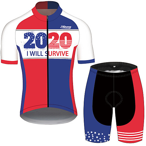 21Grams Men's Short Sleeve Cycling Jersey with Shorts Black Black / White Novelty Bike Clothing Suit UV Resistant Breathable 3D Pad Quick Dry Sweat-wicking Sports Solid Color Mountain Bike MTB Road
21Grams Men's Short Sleeve Cycling Jersey with Shorts Black Black / White Novelty Bike Clothing Suit UV Resistant Breathable 3D Pad Quick Dry Sweat-wicking Sports Solid Color Mountain Bike MTB Road
