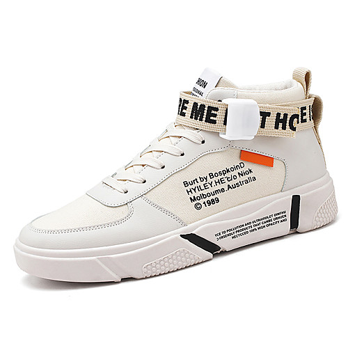 Men's / Unisex Canvas Fall / Spring & Summer Casual / Preppy Sneakers Walking Shoes Breathable Slogan White / Black / Beige
Men's / Unisex Canvas Fall / Spring & Summer Casual / Preppy Sneakers Walking Shoes Breathable Slogan White / Black / Beige