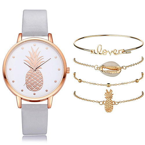 Women's Quartz Watches New Arrival Fashion Black White Blue PU Leather Quartz Wood Blushing Pink Red Chronograph Cute New Design 1 set Analog One Year Battery Life
Women's Quartz Watches New Arrival Fashion Black White Blue PU Leather Quartz Wood Blushing Pink Red Chronograph Cute New Design 1 set Analog One Year Battery Life