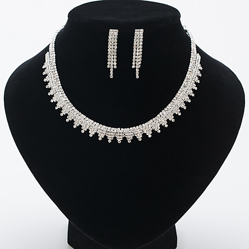Women's White Choker Necklace Necklace Crystal Necklace Tennis Chain Simple Luxury Trendy Casual / Sporty Copper Silver Plated Imitation Diamond Gold Silver 45 cm Necklace Jewelry 1pc For Wedding
Women's White Choker Necklace Necklace Crystal Necklace Tennis Chain Simple Luxury Trendy Casual / Sporty Copper Silver Plated Imitation Diamond Gold Silver 45 cm Necklace Jewelry 1pc For Wedding