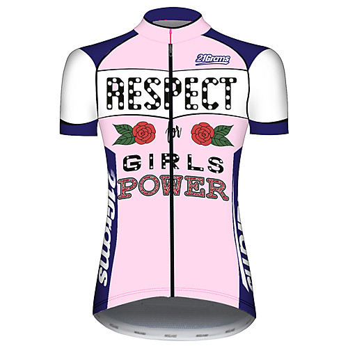 21Grams Women's Short Sleeve Cycling Jersey 100% Polyester Pink Floral Botanical Rose Bike Jersey Top Mountain Bike MTB Road Bike Cycling UV Resistant Breathable Quick Dry Sports Clothing Apparel
21Grams Women's Short Sleeve Cycling Jersey 100% Polyester Pink Floral Botanical Rose Bike Jersey Top Mountain Bike MTB Road Bike Cycling UV Resistant Breathable Quick Dry Sports Clothing Apparel