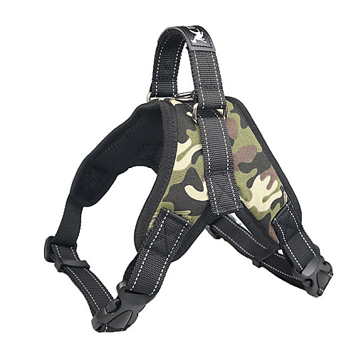 Dog Harness Adjustable Breathable Safety Solid Colored Nylon Black / Red Camouflage Color Black
Dog Harness Adjustable Breathable Safety Solid Colored Nylon Black / Red Camouflage Color Black