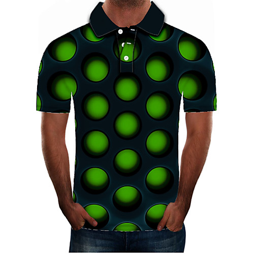 Men's Daily Going out Street chic / Exaggerated Polo - Color Block / 3D / Graphic Green
Men's Daily Going out Street chic / Exaggerated Polo - Color Block / 3D / Graphic Green