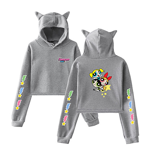 Inspired by Powerpuff Girls Cosplay Cosplay Costume Hoodie Pure Cotton Print Printing Hoodie For Women's
Inspired by Powerpuff Girls Cosplay Cosplay Costume Hoodie Pure Cotton Print Printing Hoodie For Women's