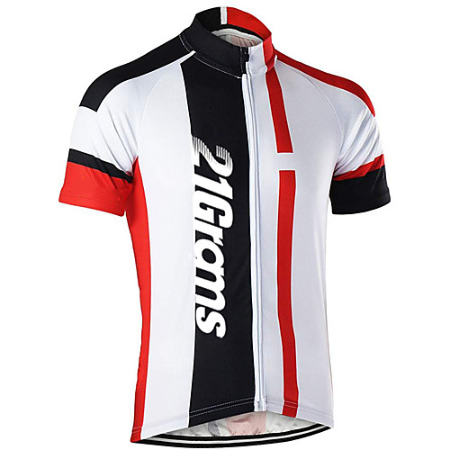 21Grams Men's Short Sleeve Cycling Jersey 100% Polyester Black / White Bike Jersey Top Mountain Bike MTB Road Bike Cycling UV Resistant Breathable Quick Dry Sports Clothing Apparel / Stretchy
21Grams Men's Short Sleeve Cycling Jersey 100% Polyester Black / White Bike Jersey Top Mountain Bike MTB Road Bike Cycling UV Resistant Breathable Quick Dry Sports Clothing Apparel / Stretchy