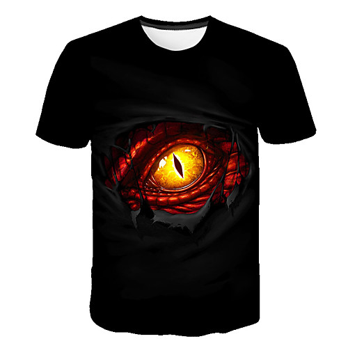 Men's Daily Sports Street chic / Exaggerated T-shirt - Color Block / 3D / Eye Print Black
Men's Daily Sports Street chic / Exaggerated T-shirt - Color Block / 3D / Eye Print Black