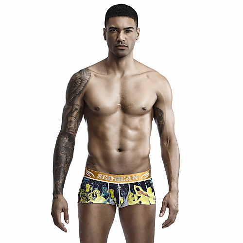 Men's Basic Boxers Underwear / Briefs Underwear - Asian Size Low Waist Yellow White Black M L XL
Men's Basic Boxers Underwear / Briefs Underwear - Asian Size Low Waist Yellow White Black M L XL