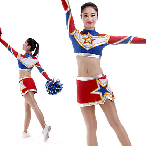 Cheerleader Costume Uniform Women's Girls' Kids Skirt Spandex High Elasticity Handmade Long Sleeve Competition Dance Rhythmic Gymnastics Gymnastics Red
Cheerleader Costume Uniform Women's Girls' Kids Skirt Spandex High Elasticity Handmade Long Sleeve Competition Dance Rhythmic Gymnastics Gymnastics Red