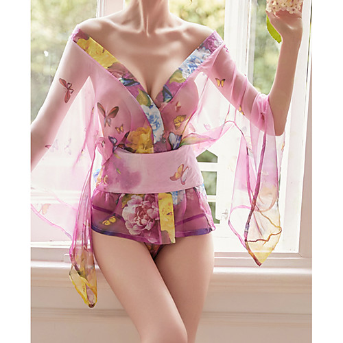Women's Lace / Mesh Uniforms & Cheongsams / Suits Nightwear Geometric / Solid Colored Blushing Pink Black One-Size
Women's Lace / Mesh Uniforms & Cheongsams / Suits Nightwear Geometric / Solid Colored Blushing Pink Black One-Size