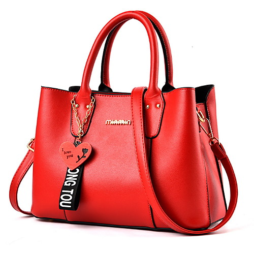 Women's Zipper PU Top Handle Bag Solid Color Earth Yellow / Red / Light Green
Women's Zipper PU Top Handle Bag Solid Color Earth Yellow / Red / Light Green