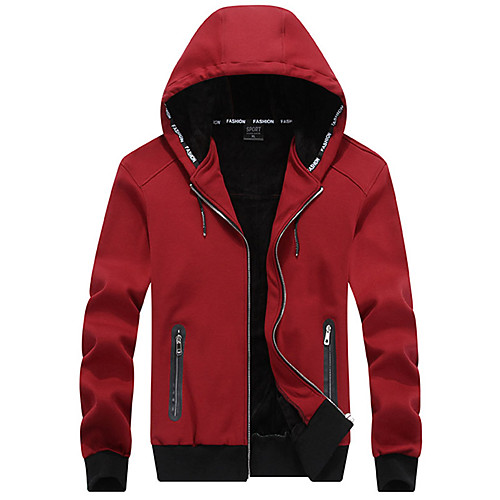 Men's Full Zip Track Jacket Hoodie Jacket Hooded Running Fitness Jogging Windproof Quick Dry Soft Sportswear Jacket Top Long Sleeve Activewear Stretchy
Men's Full Zip Track Jacket Hoodie Jacket Hooded Running Fitness Jogging Windproof Quick Dry Soft Sportswear Jacket Top Long Sleeve Activewear Stretchy