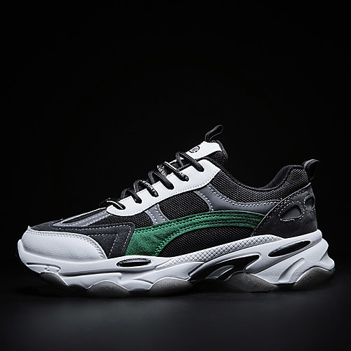 Men's Mesh / PU Fall / Spring & Summer Sporty / Casual Athletic Shoes Running Shoes / Walking Shoes Breathable Color Block Black and White / White / Green
Men's Mesh / PU Fall / Spring & Summer Sporty / Casual Athletic Shoes Running Shoes / Walking Shoes Breathable Color Block Black and White / White / Green