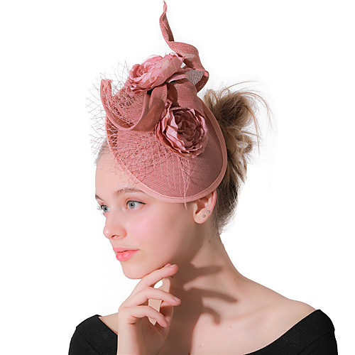 Headwear Wedding Polyester Fascinators / Hats / Headwear with Cap / Flower 1 Piece Wedding / Party / Evening Headpiece
Headwear Wedding Polyester Fascinators / Hats / Headwear with Cap / Flower 1 Piece Wedding / Party / Evening Headpiece