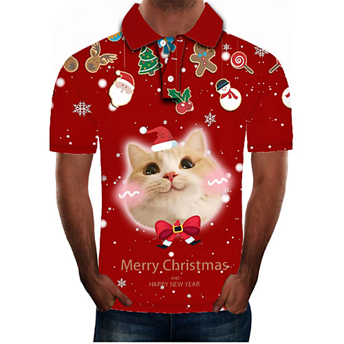 Men's Daily Going out Street chic / Exaggerated Polo - Color Block / 3D / Graphic Red
Men's Daily Going out Street chic / Exaggerated Polo - Color Block / 3D / Graphic Red