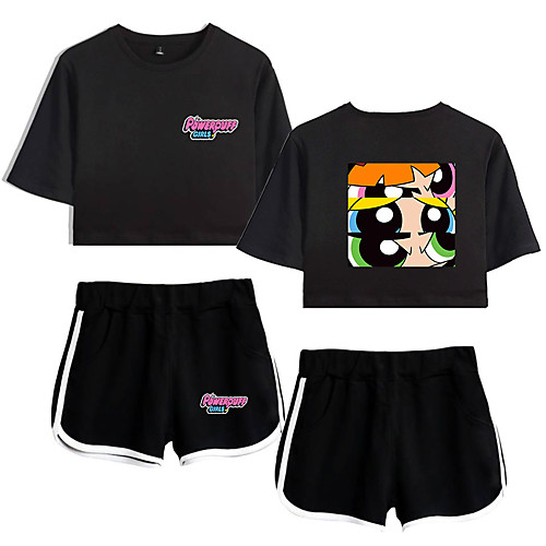Inspired by Powerpuff Girls Cosplay Pants Cosplay Costume Pure Cotton Print 2-Piece Printing Shorts For Women's / T-shirt
Inspired by Powerpuff Girls Cosplay Pants Cosplay Costume Pure Cotton Print 2-Piece Printing Shorts For Women's / T-shirt