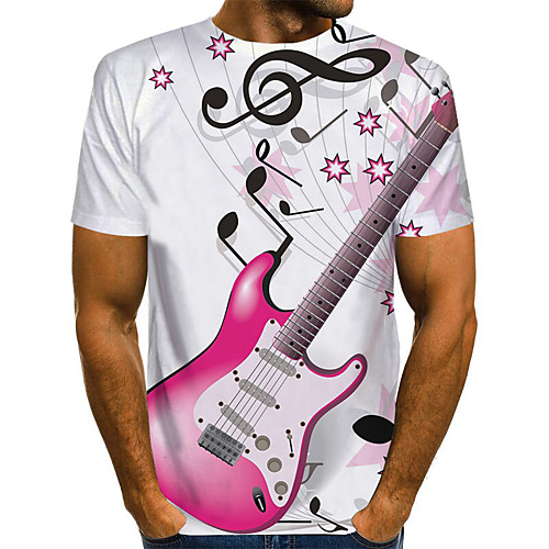 Men's Plus Size 3D Graphic Print T-shirt Basic Street chic Daily Sports Round Neck White / Short Sleeve
Men's Plus Size 3D Graphic Print T-shirt Basic Street chic Daily Sports Round Neck White / Short Sleeve