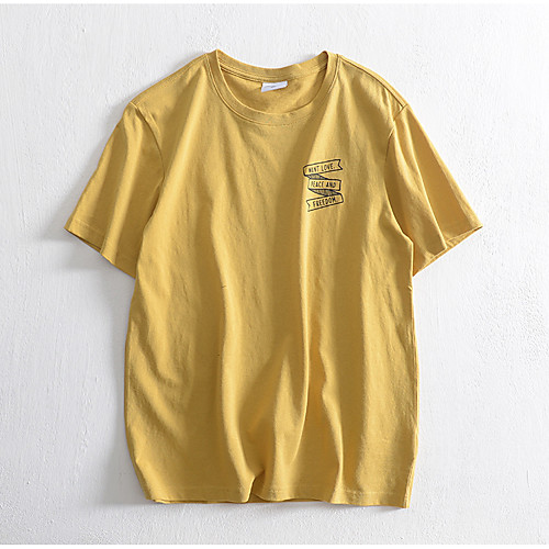 Men's Daily Sports Business / Basic T-shirt - Solid Colored / Letter Black & White, Print Black
Men's Daily Sports Business / Basic T-shirt - Solid Colored / Letter Black & White, Print Black
