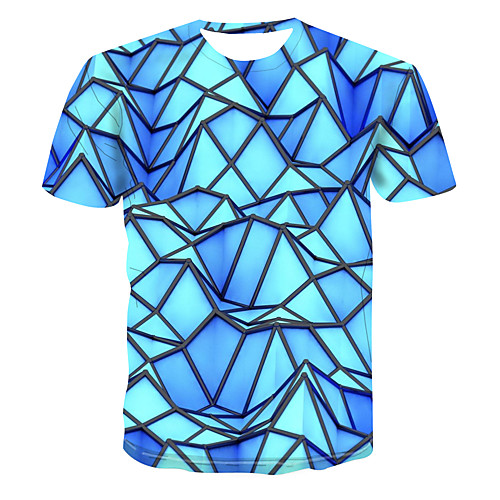 Men's Club Weekend Street chic / Punk & Gothic T-shirt - 3D / Abstract / Graphic Print Blue
Men's Club Weekend Street chic / Punk & Gothic T-shirt - 3D / Abstract / Graphic Print Blue