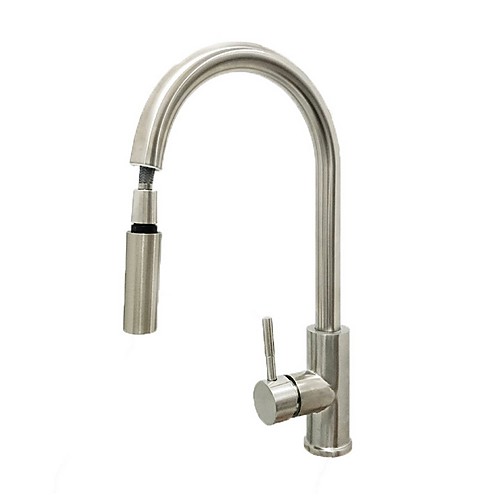Kitchen faucet - Single Handle One Hole Electroplated Pull-out / Pull-down Centerset Contemporary Kitchen Taps
Kitchen faucet - Single Handle One Hole Electroplated Pull-out / Pull-down Centerset Contemporary Kitchen Taps