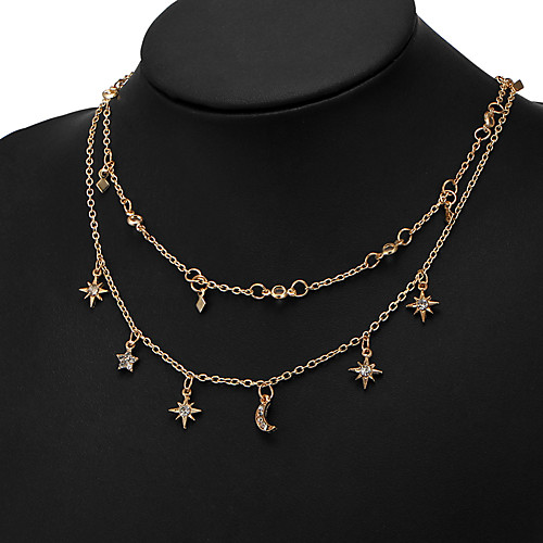 Women's Choker Necklace Necklace Friends European Romantic Casual / Sporty Sweet Chrome Gold Silver 45 cm Necklace Jewelry 1pc For Street Festival
Women's Choker Necklace Necklace Friends European Romantic Casual / Sporty Sweet Chrome Gold Silver 45 cm Necklace Jewelry 1pc For Street Festival