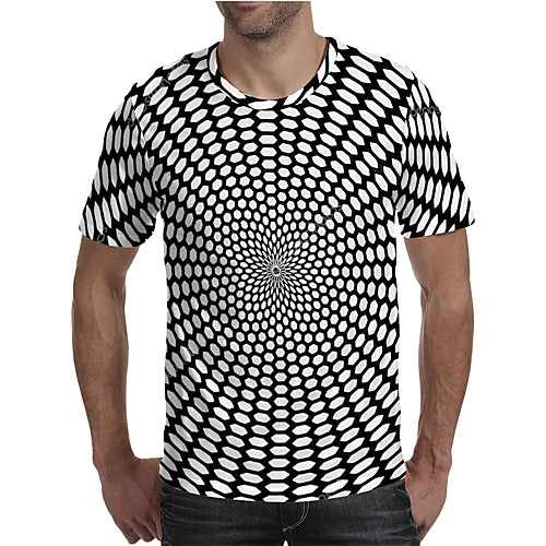 Men's Daily Going out Street chic / Exaggerated T-shirt - Geometric / 3D / Graphic Pleated / Print Rainbow
Men's Daily Going out Street chic / Exaggerated T-shirt - Geometric / 3D / Graphic Pleated / Print Rainbow