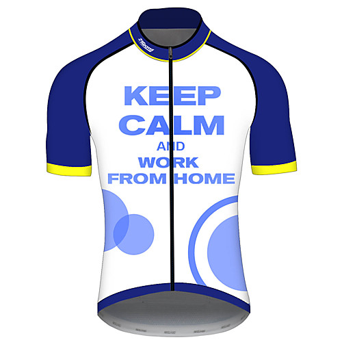 21Grams Men's Short Sleeve Cycling Jersey Blue / White Patchwork Geometic Bike Jersey Top Mountain Bike MTB Road Bike Cycling UV Resistant Breathable Quick Dry Sports Clothing Apparel / Stretchy
21Grams Men's Short Sleeve Cycling Jersey Blue / White Patchwork Geometic Bike Jersey Top Mountain Bike MTB Road Bike Cycling UV Resistant Breathable Quick Dry Sports Clothing Apparel / Stretchy