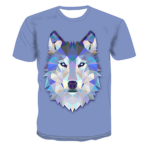 Men's Club Weekend Street chic / Punk & Gothic T-shirt - Color Block / 3D / Animal Print Light Blue
Men's Club Weekend Street chic / Punk & Gothic T-shirt - Color Block / 3D / Animal Print Light Blue