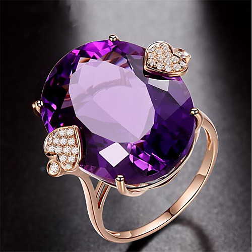 Women's Ring 1pc Purple Green Blue Gold Plated Imitation Diamond Round Stylish Gift Festival Jewelry Classic Flower
Women's Ring 1pc Purple Green Blue Gold Plated Imitation Diamond Round Stylish Gift Festival Jewelry Classic Flower