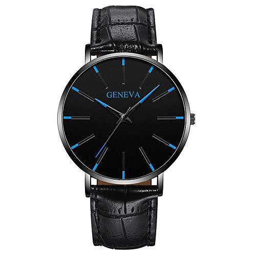 Men's Dress Watch Quartz Formal Style Modern Style PU Leather Black Casual Watch Cool Analog Casual Fashion - Black / Orange Red Black / Blue
Men's Dress Watch Quartz Formal Style Modern Style PU Leather Black Casual Watch Cool Analog Casual Fashion - Black / Orange Red Black / Blue