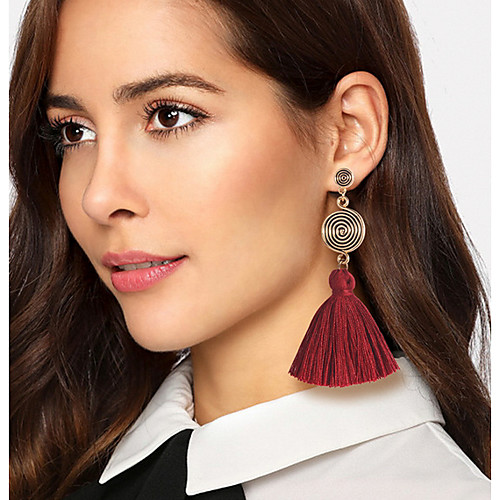 Women's Earrings Geometrical Precious Earrings Jewelry Yellow / Burgundy / Pink For Daily
Women's Earrings Geometrical Precious Earrings Jewelry Yellow / Burgundy / Pink For Daily