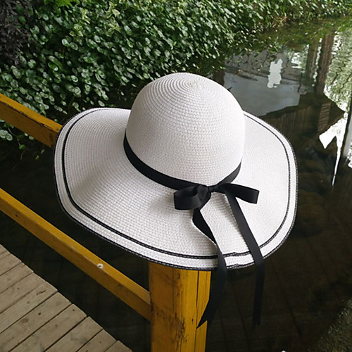 Women's Basic Cotton Polyester Floppy Hat Straw Hat-Solid Colored All Seasons Khaki White Beige
Women's Basic Cotton Polyester Floppy Hat Straw Hat-Solid Colored All Seasons Khaki White Beige