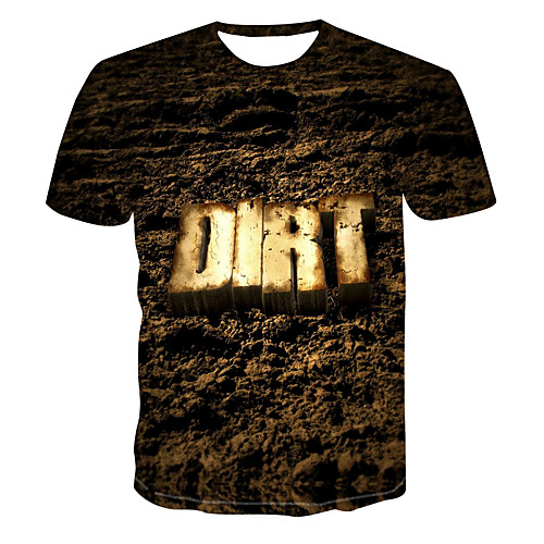 Men's Club Weekend Street chic / Punk & Gothic T-shirt - 3D / Abstract / Letter Print Brown
Men's Club Weekend Street chic / Punk & Gothic T-shirt - 3D / Abstract / Letter Print Brown
