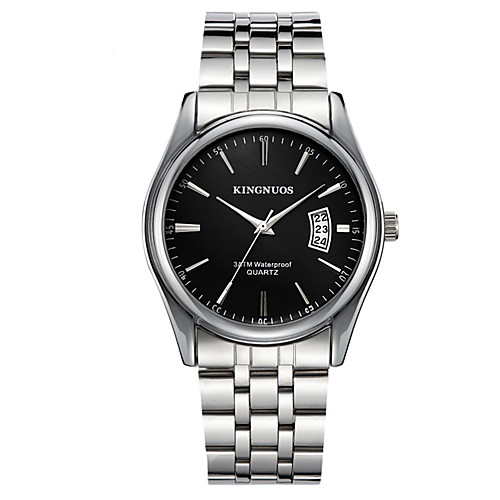 KINGNUOS Men's Steel Band Watches Quartz Stylish Titanium Alloy Silver Water Resistant / Waterproof Calendar / date / day New Design Analog Casual - Blue Silver Black One Year Battery Life
KINGNUOS Men's Steel Band Watches Quartz Stylish Titanium Alloy Silver Water Resistant / Waterproof Calendar / date / day New Design Analog Casual - Blue Silver Black One Year Battery Life