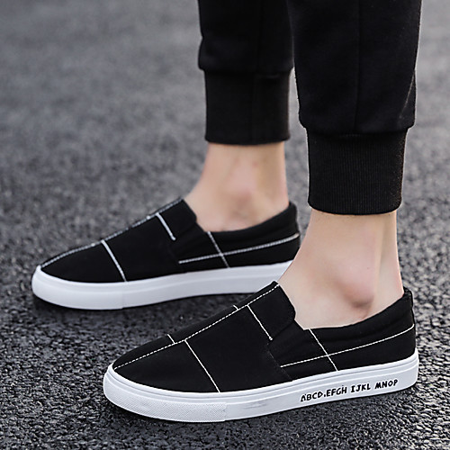 Men's Canvas Spring & Summer / Fall & Winter Classic / British Loafers & Slip-Ons Walking Shoes Breathable Black / Gray
Men's Canvas Spring & Summer / Fall & Winter Classic / British Loafers & Slip-Ons Walking Shoes Breathable Black / Gray