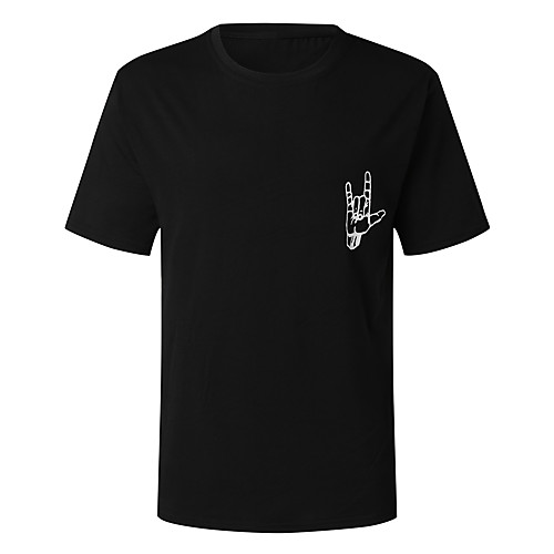 Men's Daily Going out Basic / Street chic T-shirt - Solid Colored Print Black
Men's Daily Going out Basic / Street chic T-shirt - Solid Colored Print Black