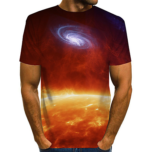 Men's Daily Holiday Street chic / Exaggerated T-shirt - Color Block / 3D / Abstract Print Rainbow
Men's Daily Holiday Street chic / Exaggerated T-shirt - Color Block / 3D / Abstract Print Rainbow