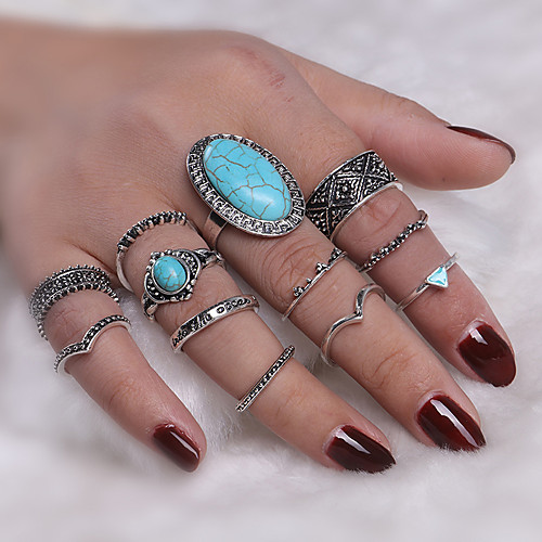 Women's Ring 1 set Gold Silver Alloy Elegant Holiday European Festival Jewelry
Women's Ring 1 set Gold Silver Alloy Elegant Holiday European Festival Jewelry